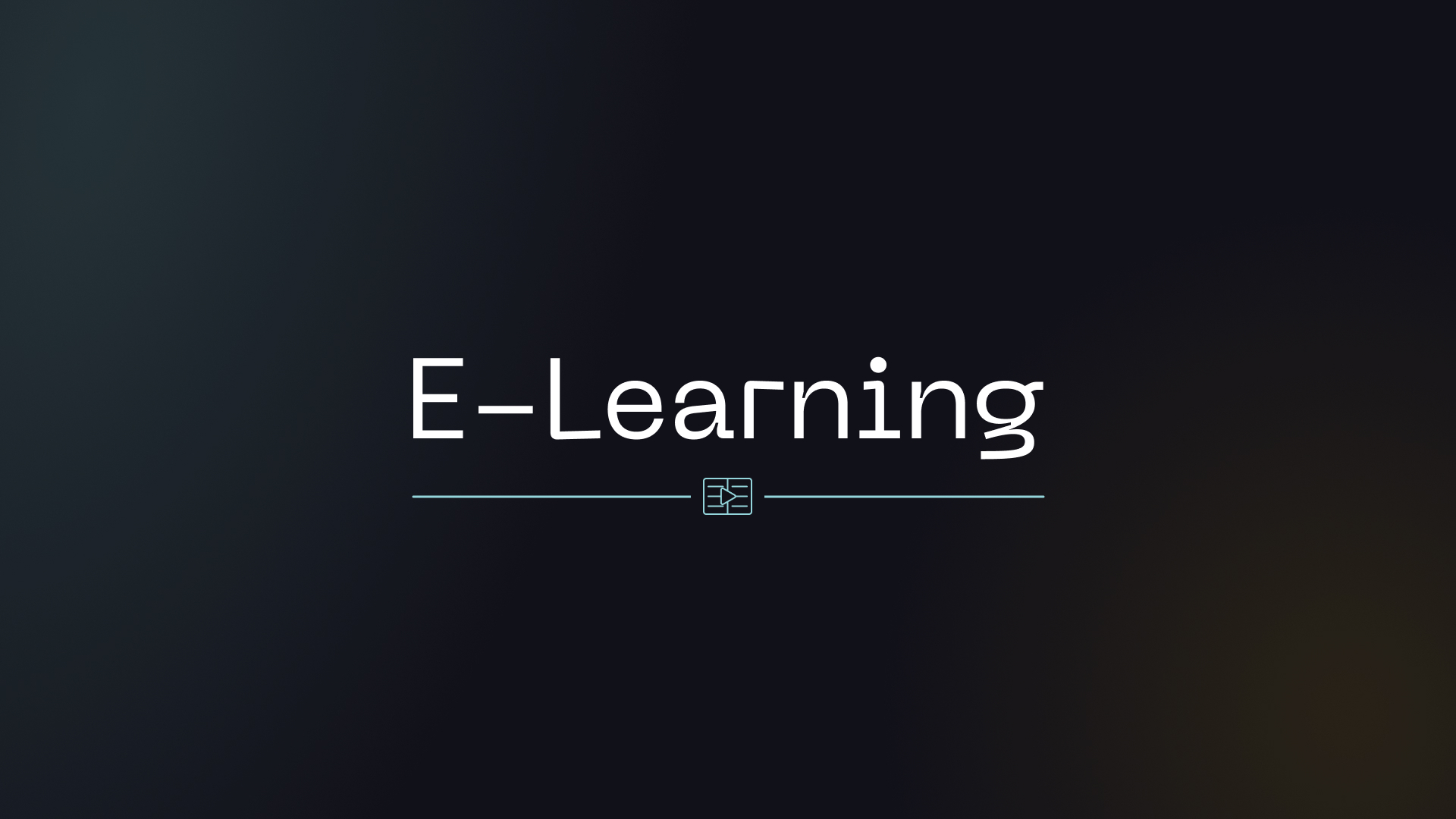 e-learning Module